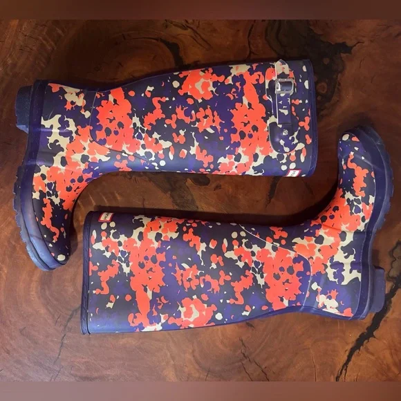 Hunter Multicolor Splash Rain Boots - Picture 5 of 10